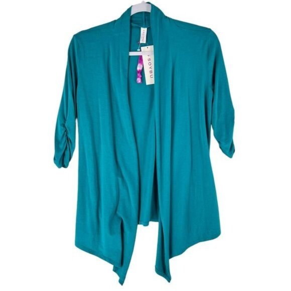 Soybu Sweaters - Soybu Open Front Waterfall Meryl Wrap